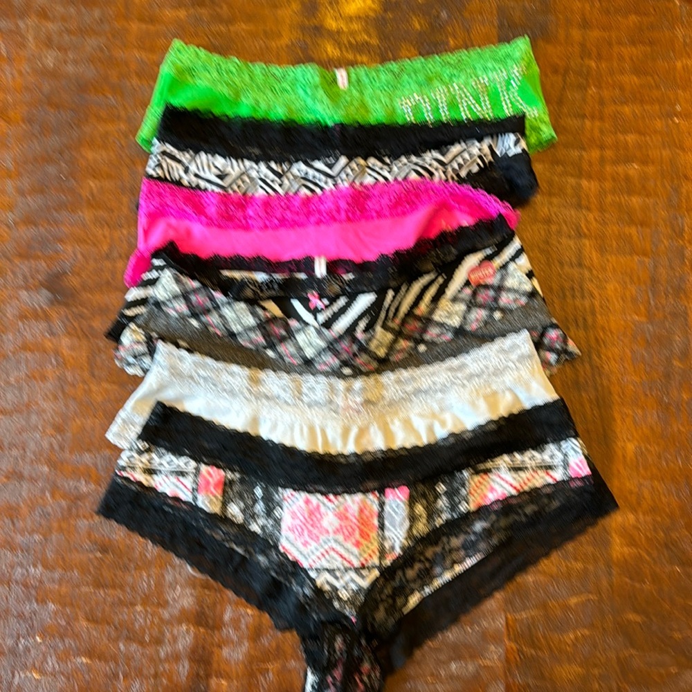 7 BRAND NEW WITH TAGS VICTORIA’S SECRET PANTIES